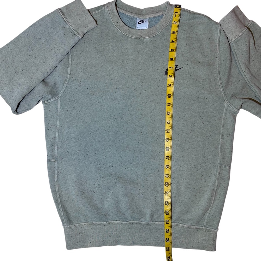 Nike Mint Foam Revival Fleece Green Speckled‎ Crewneck Men's Size Small - Picture 5 of 7